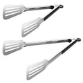 9-inch & 12-Inch Spatula Tongs for Cooking, Stainless Steel Kitchen Tongs (9 & 12 inch)
