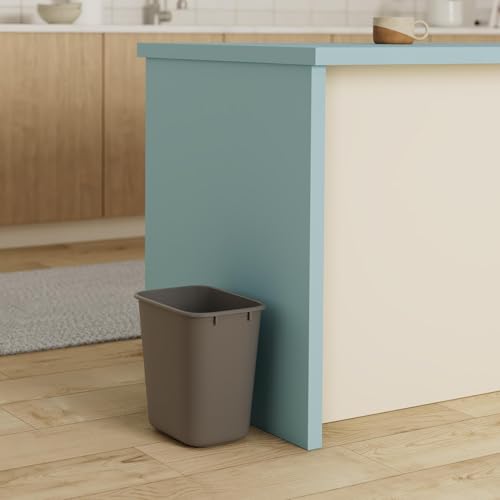 Deskside Wastebasket (3.25 Gallons / Gray)