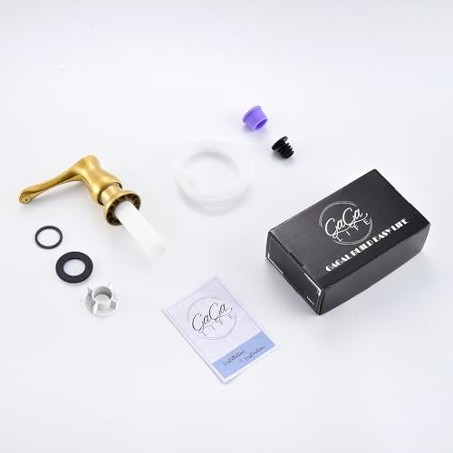 Kitchen Sink Soap Dispenser Brushed Gold (with Hose / Gold)
