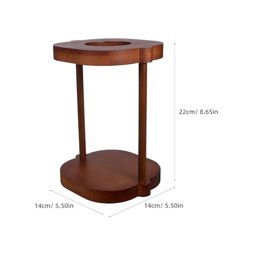 Wooden Portable Coffee Drip Filter Rack Stand Xmas for Home