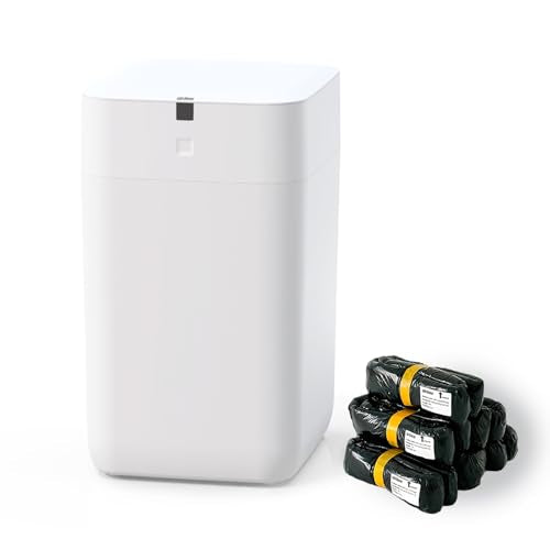 Automatic Trash Can (4.0 Gallon-White Line)