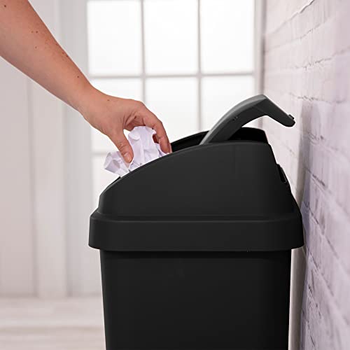 Wastebasket SWINGTOP BLK 13GA 10899004