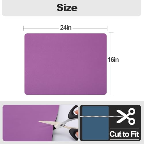 Dish Drying Mat for Kitchen Counter (Purple / 16" x 24")