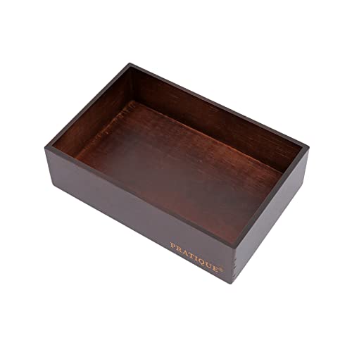 Bamboo Drawer Organizer (Nut-brown / 8.9*5.9*2.6 inch)