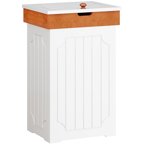 Trash Can Cabinet (White)