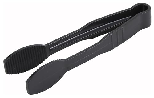 Polycarbonate Flat Tongs (6" / Flat / Black)