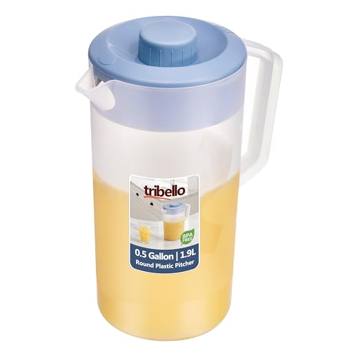 Pitcher with Lid Half Gallon (67.6 Ounces / Blue)