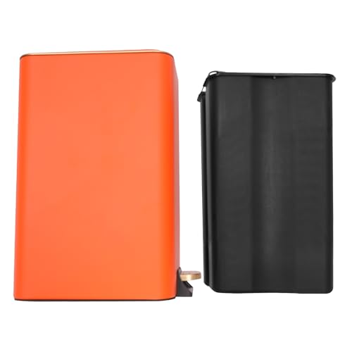 12L 3.17 Gallon Step Trash Can (Orange)