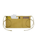 Short Canvas Work Waist Tool Apron with 3 Pockets (1 Pack Brown Tool Apron)
