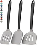3 Pack Silicone Spatula Set (GrayBlack)