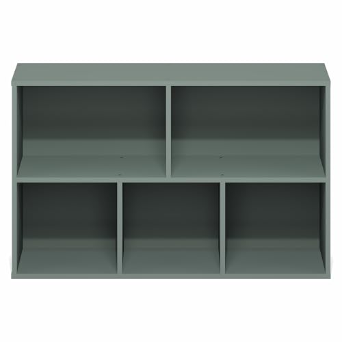 LUDER Book Shelf (Sage Green / 5-Cube)