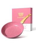 11 Inch Pink Nonstick Egg Pan Small Egg Pan Skillet (11 Inch / Pink)