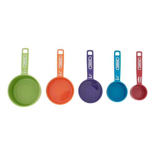 5 Piece Measuring Cup Set with Coffee Scoop (Cups)