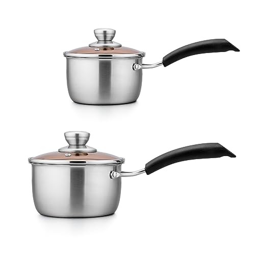 1qt & 2qt Saucepan with Lid (1QT+2QT)