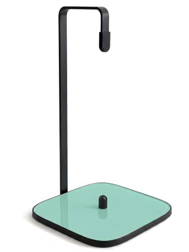 Countertop Paper Towel Holder with Tempered Glass Base (Green)