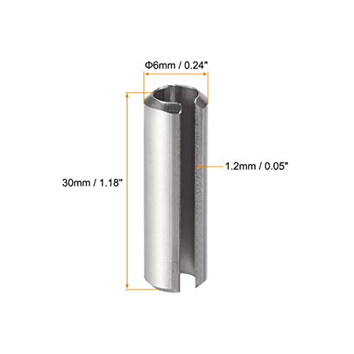 Slotted Spring Pin (M6 x 30mm)