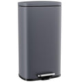 8 Gallon Step Kitchen Trash Can (30L / Grey)