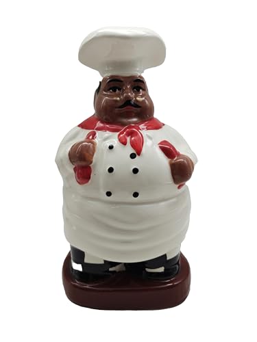 Happy Bistro Chef Hand Painted Ceramic Utensil Jar (Happy Chef)