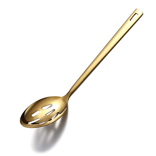 Gold Cooking Spoon (d. Slotted Spoon)