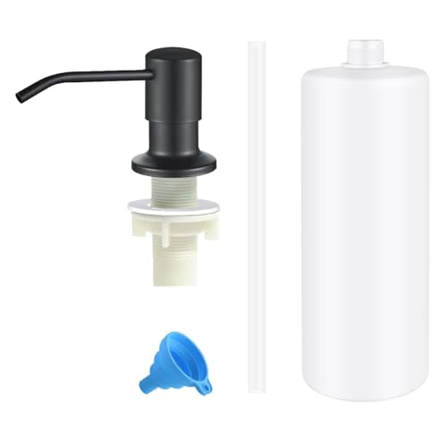 Soap Dispenser for Kitchen Sink (Bottled-black)