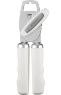 Manual Can Opener Heavy Duty Patented Stainless Steel (White / Comfy Grip)