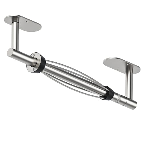 Paper Towel Holder Under Cabinet One Hand Operable (Sliver)