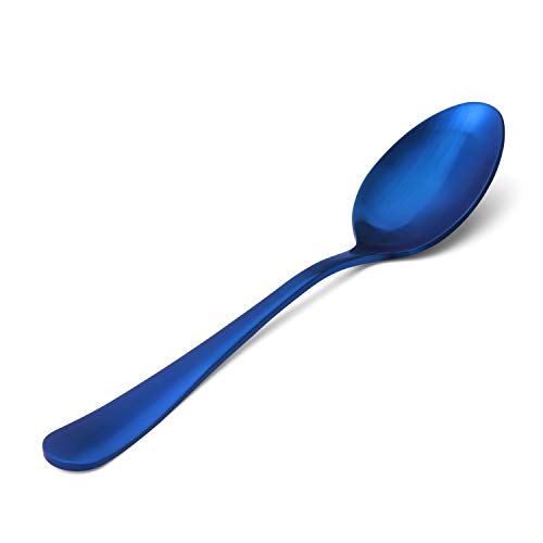 Matte Blue Silverware Set (Blue / 20-Piece)