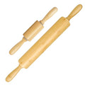 2 Pack（10 inch &17.5 inch） Wooden Rolling Pin for Baking (10 inch & 17.5 inch)