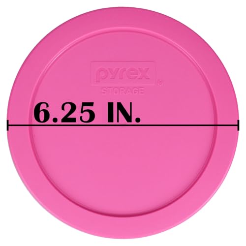 7201-PC (4-Cup) Berry Pink Storage Lid for Glass Bowls - Made in USA (Berry Pink)