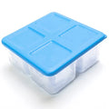 Crystal Clear Ice Tray with Lid (Clear Ice Storage Tray)