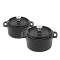 Mini Cocotte 16 oz Pre (2 Set-Pre Seasoned / 16 oz-2 Set)