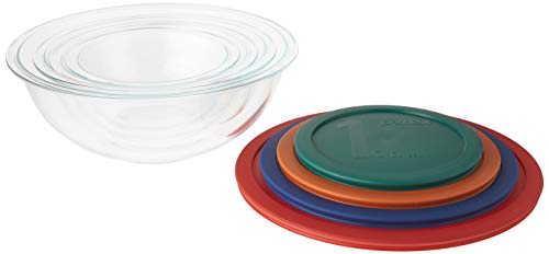 Smart Essentials Mixing Bowl Set Including Locking Lids (8 piece set)