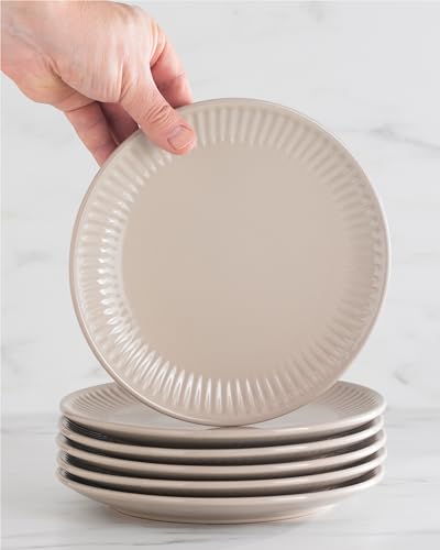 16 Piece Stoneware Dinnerware Set for 4 (Hygge / Light Brown / Set for 4 (16pcs))