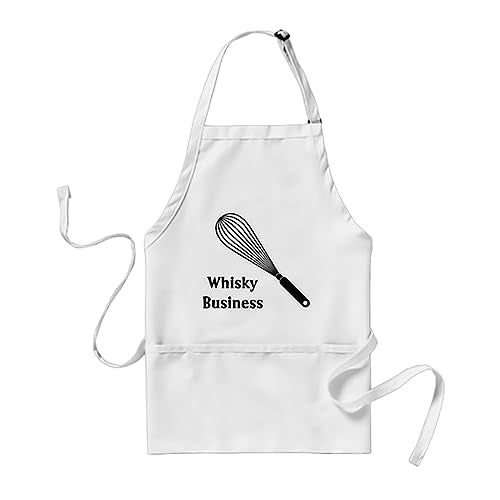 Whisky Business Apron Kitchen Apron Adult Apron Kitchen Hilarious Decor Chef Novelty Gifts Color (Whisky Business / 28" L x 24")