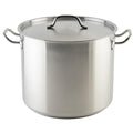 Silver 32 qt Stainless Steel Stock Pot with Cover (33.8 Quarts / Pot With Cover)
