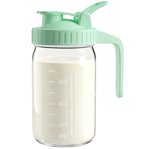 32oz Mason Jar Pitcher (Green / 32 Ounces)