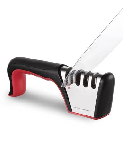 Knife Sharpener (Black+Red)