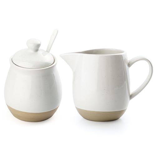 10oz Sugar Bowl & 13oz Creamer Set (Cream & Sugar Set / White)