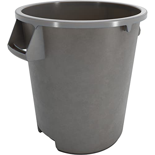 Bronco Waste Container Trash Container (Gray / 10 Gallons, (Pack of 1))