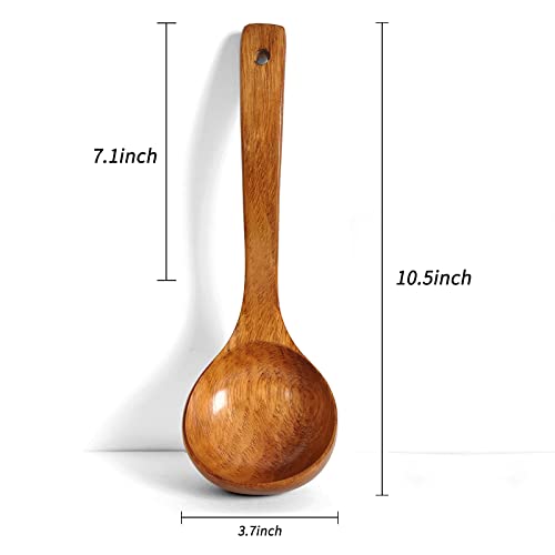 Wooden Ladle with Long Handle (Ladle - 1 Piece)
