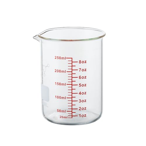 High Borosilicate Glass Measuring Cup (250ml (8oz))