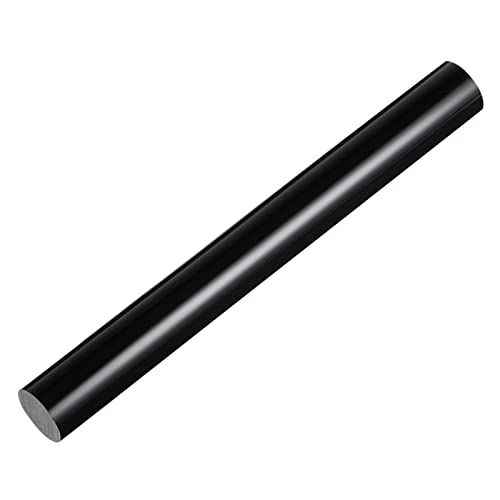 Acrylic Clay Roller 9 Inch x 1 Inch Solid Non (Black / 9 Inch x 1 Inch)