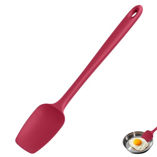 14" Long Silicone Spoonula (Red / 14.17in (spoon spatula))
