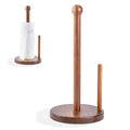 14" Acacia Wooden Paper Towel Holder (Two Sticks)