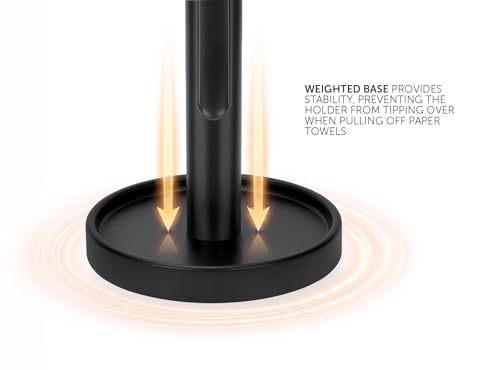 Countertop Paper Towel Holder (Black)