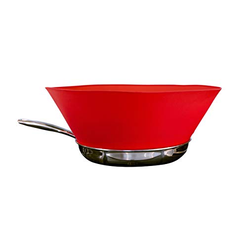 10 (Medium) - Red - Splatter Guard, as Seen on Shark Tank (Red)