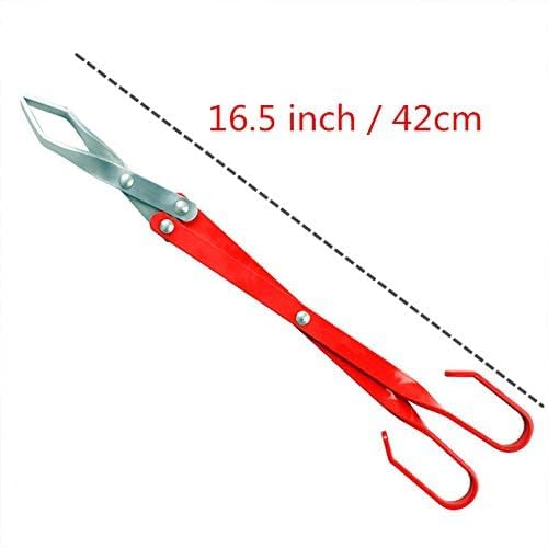 16.5" Aluminum Scissor Tongs for Camping