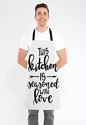 Inspirational Quote Adjustable Bib Apron (Multi Lf275)