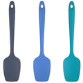 Silicone Spoon Spatula Set of 3 (Multicolors)