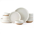 Dinnerware Sets for 6 (Light Beige / Service For 6(18Pcs))